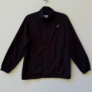 The Paragon Black Women's Medium Whimsical Bird Embroidered Lightweight‎ Jacket